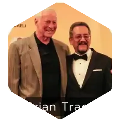 Edmundo Velasco junto a Brian Tracy