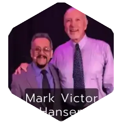 Edmundo Velasco junto a Mark Victor Hansen
