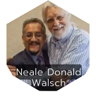 Edmundo Velasco junto a Neale Donald Walsch
